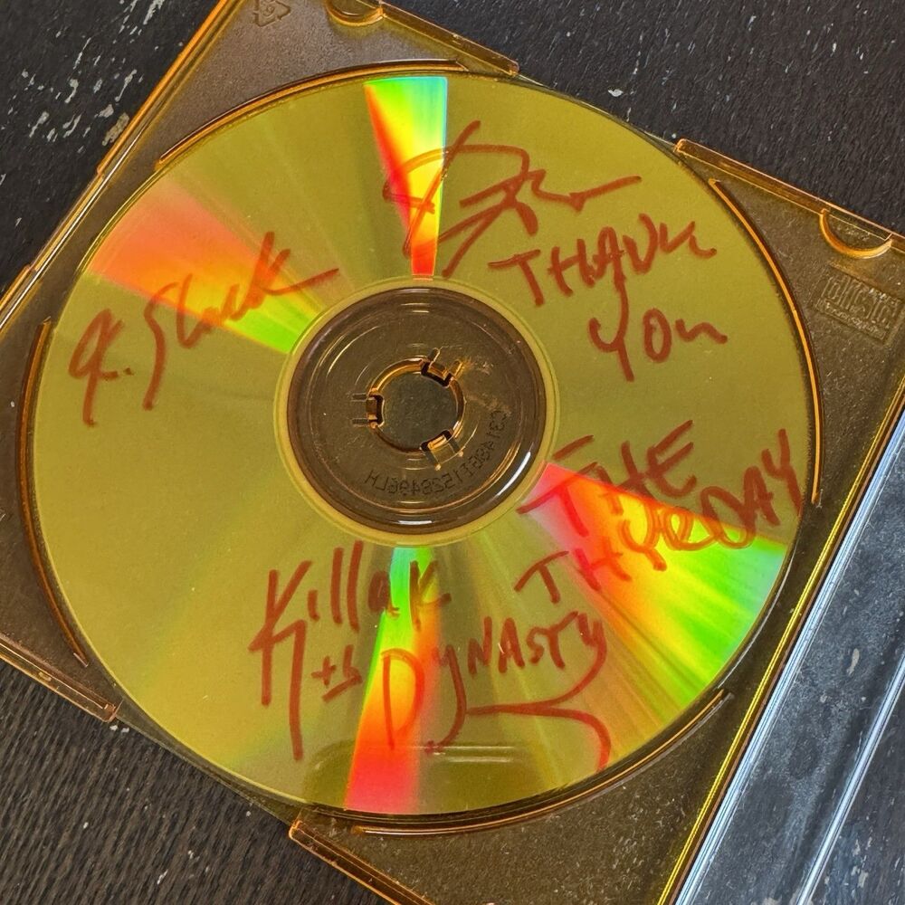 The Thyrday Autographed CD K Slack Killa K J Gunn Mcs Underground Hip Hop NC Rap